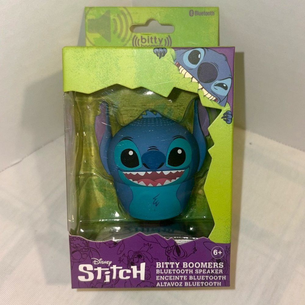 NEW IN BOX Disney Stitch Bitty Boomers Bluetooth Speaker